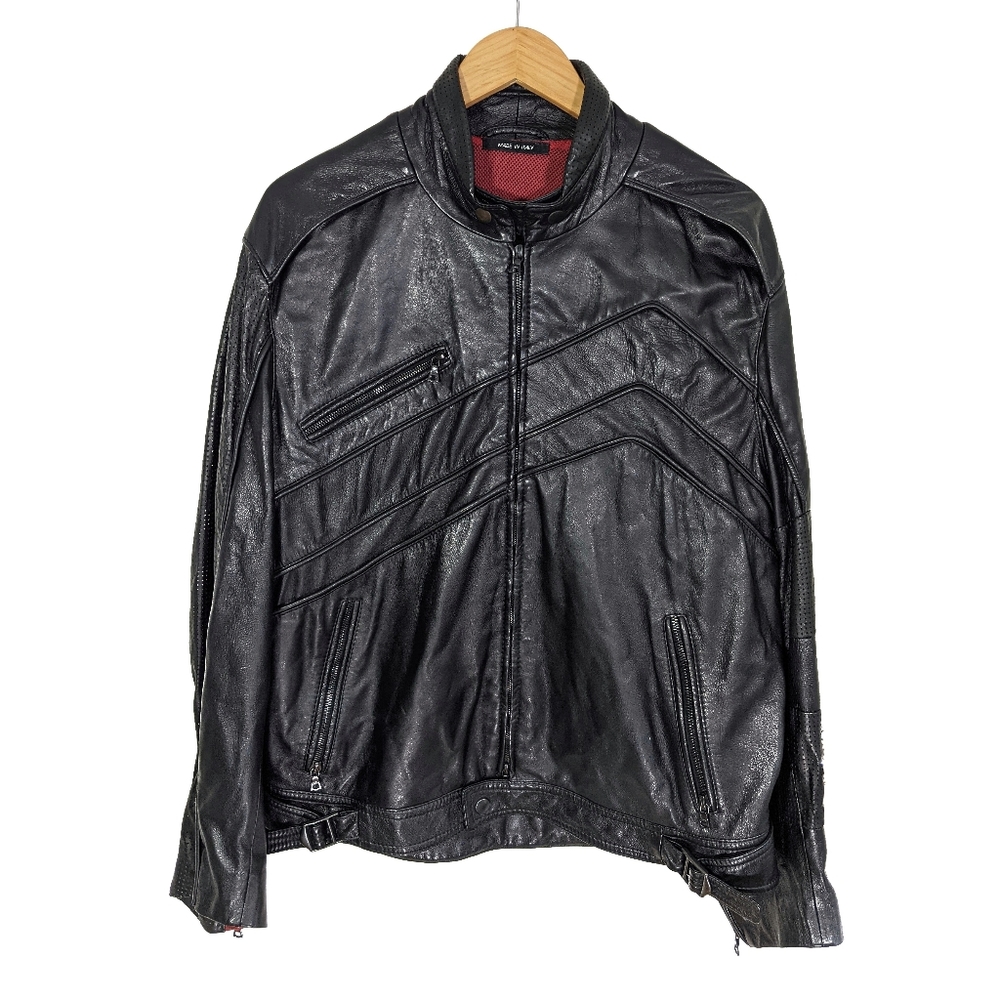 Luxury Leather Jacket Moto La Matta 100% Lamb leather